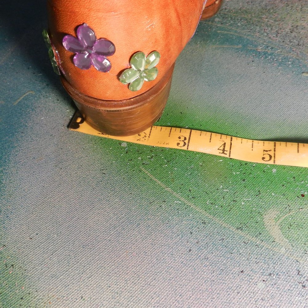 VTG OOAK ButterFly Me boots custom western cowboy boots Texas USA wearable art… - Picture 11 of 16